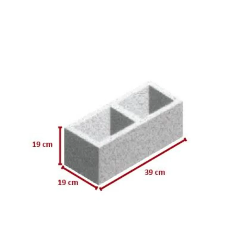 Bloco De Concreto Vedação 19x19x39
