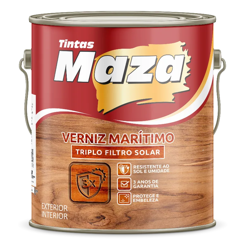 Verniz Triplo Filtro Solar Brilhante 900 Ml