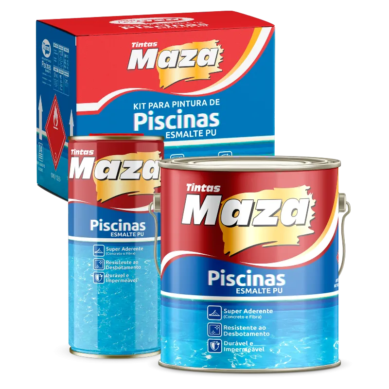 Maza Esmalte PU Piscina 3x1 Kit 3,6l