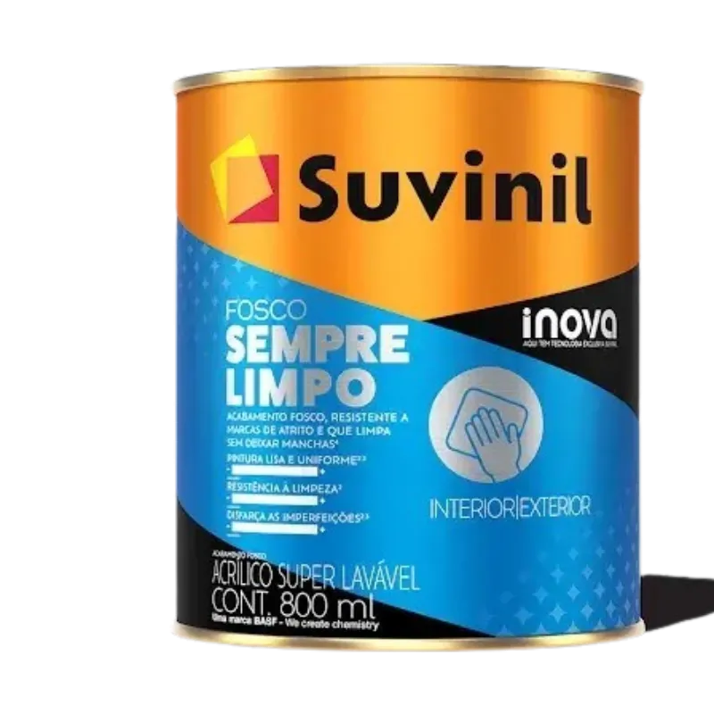 Suvinil Fosco Sempre Limpo Cores* 0,8L