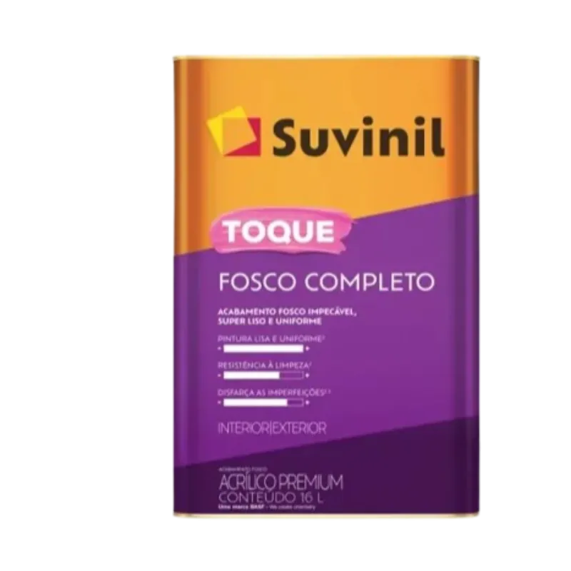 Suvinil Toque Fosco Completo Cores* 16L