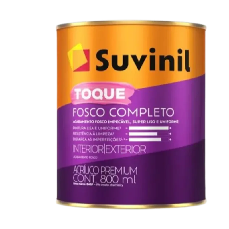 Suvinil Toque Fosco Completo Cores* 0,8L